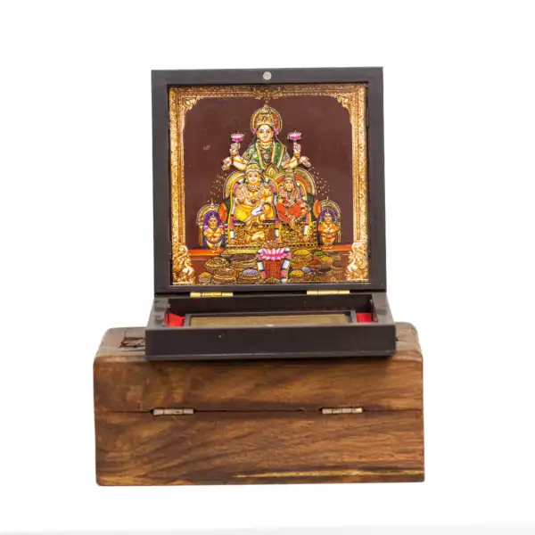 Shree Kuber Yantra with wooden box