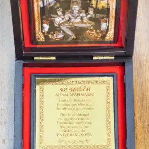 Aham Brahmasmi Yantra in Wooden Box